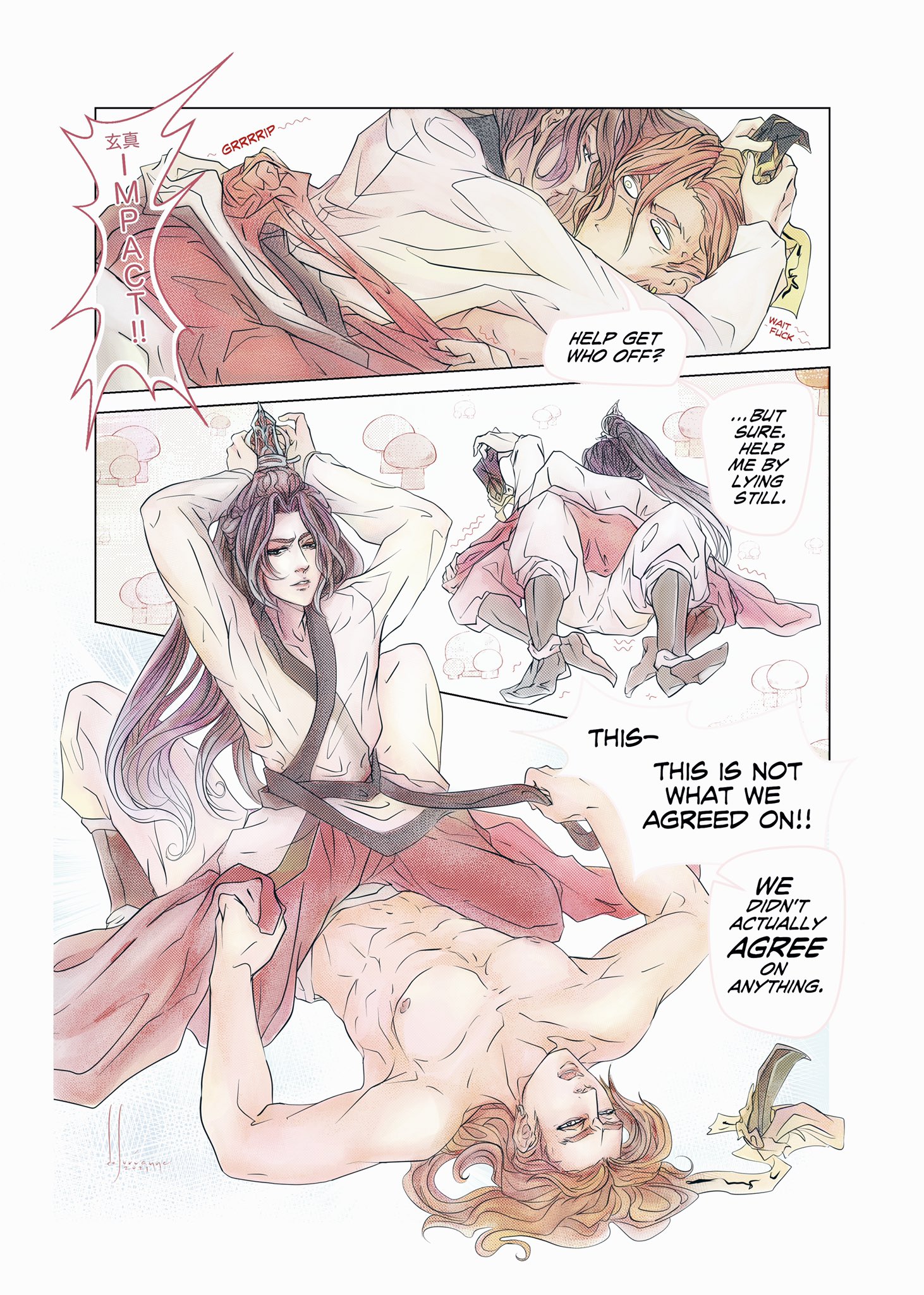 delurianne・new art (FQ) on X: FengQing STRIP Challenge Update! Check out  the Main Post🔝for the rules! Stage 2 (Part 2) Mu Qing is “losing”  something but it might not be this challenge.