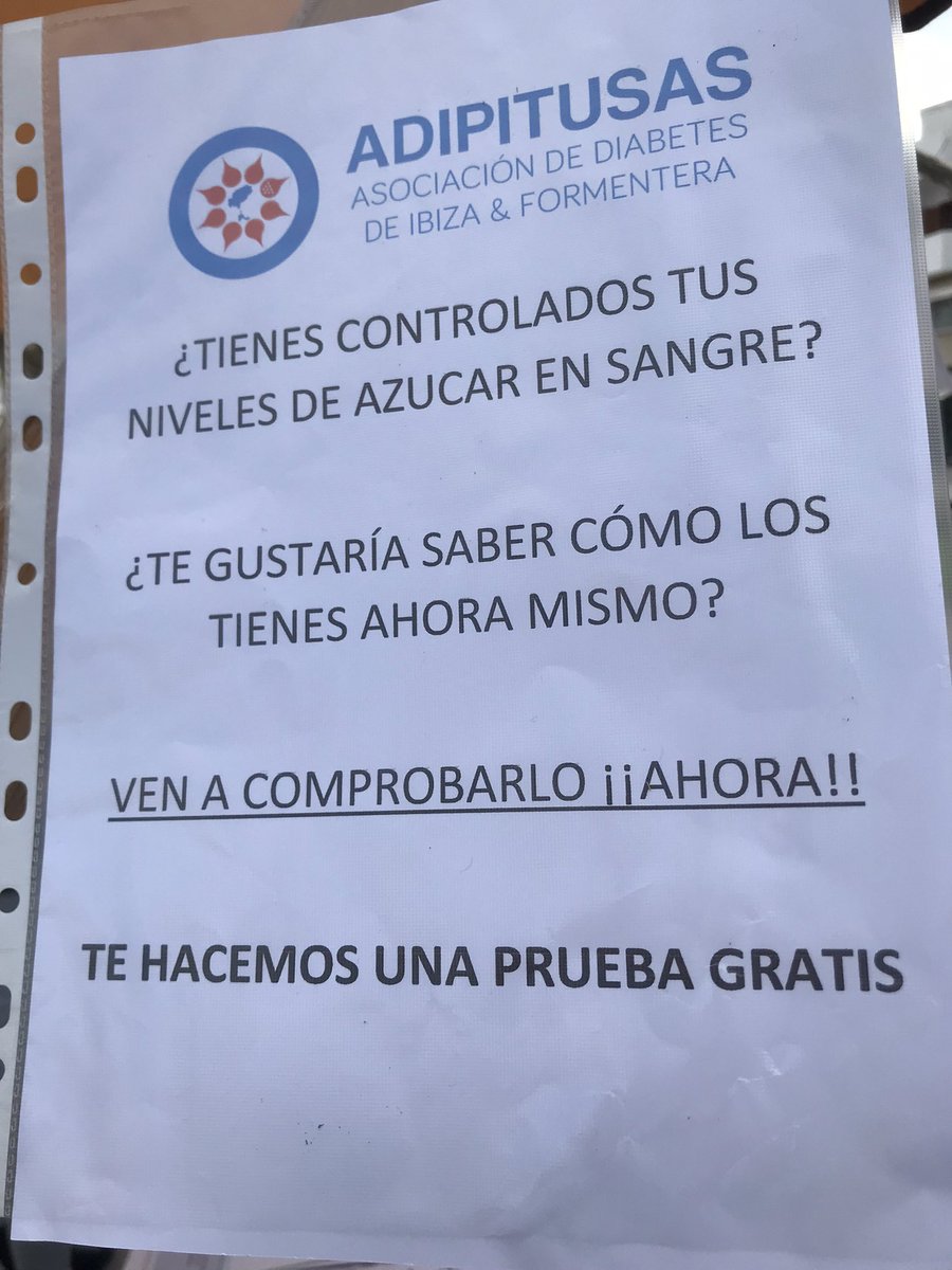 adipitiusas's tweet photo. Avui l’Ajuntament de Santa Eulàlia ens ha demanat col·laboració per donar visibilitat al dia mundial de la Diabetis. Gràcies!! https://t.co/ofFjasek70