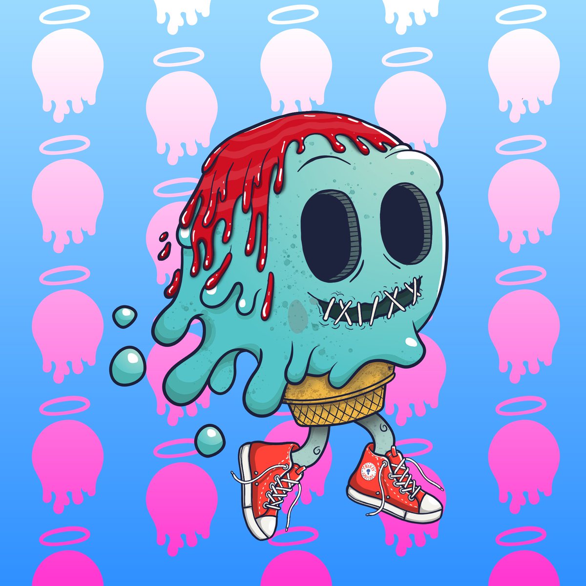 KorlCollab's tweet photo. @nft_for_life_ @creepycreams 1/1's on auction now https://t.co/M9cGr3iuBz