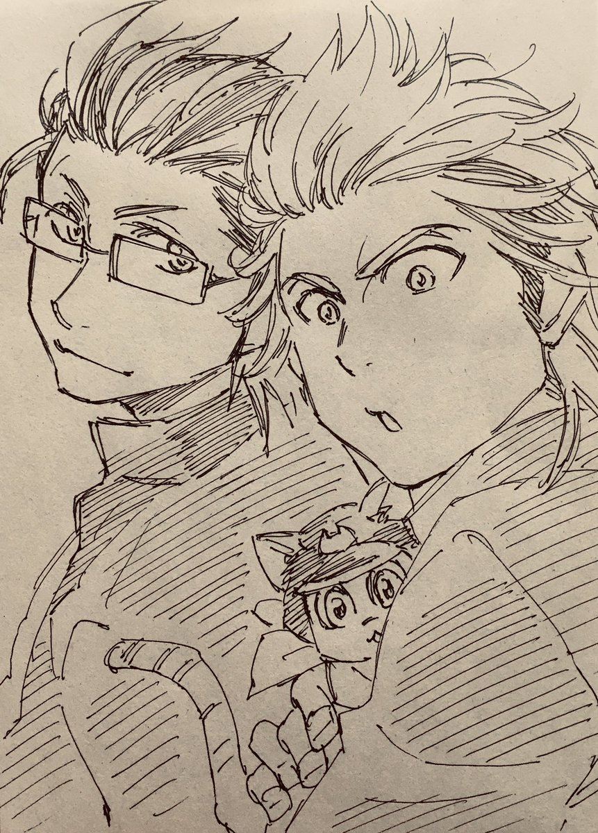 手癖で描いてしまう😂 