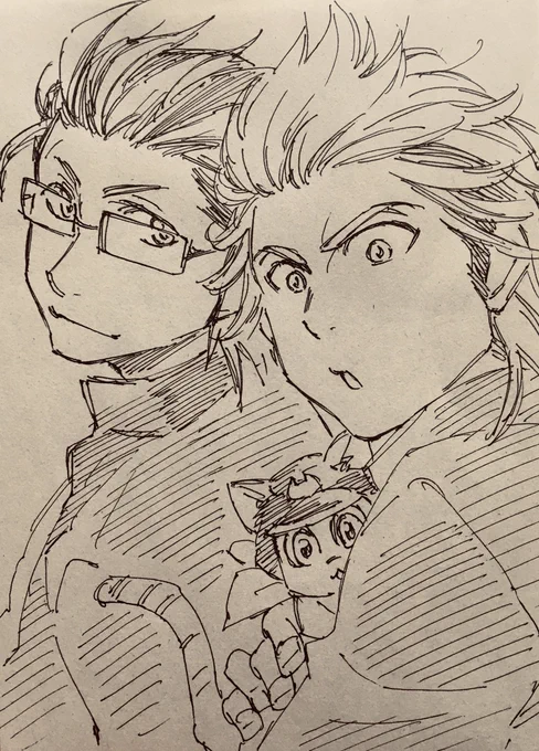 手癖で描いてしまう😂 