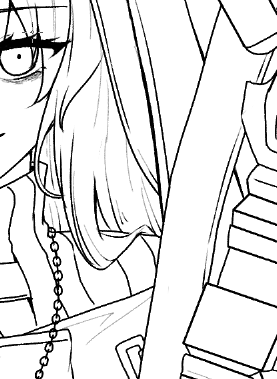 線画に5時間もかけちゃだめだろ(遅筆) 