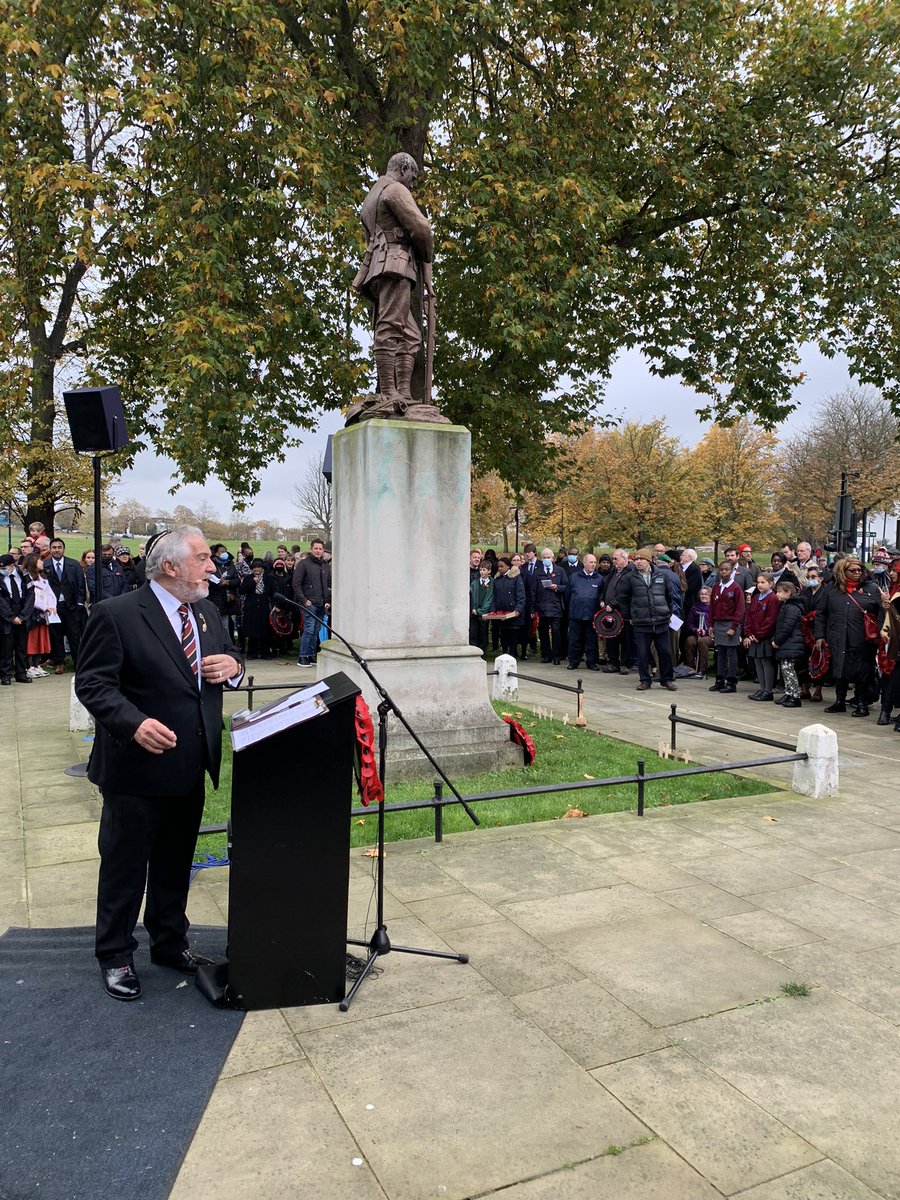 It was moving to see the whole community coming together at Streatham War Memorial to pay tribute too.

Thank you to Roger Bowdery, <a href="/AJEX_UK/">AJEX</a>, <a href="/Rookery100/">Streatham Common</a> for all the work they did to make this happen and to St Andrew’s Church for providing hospitality and refreshment.