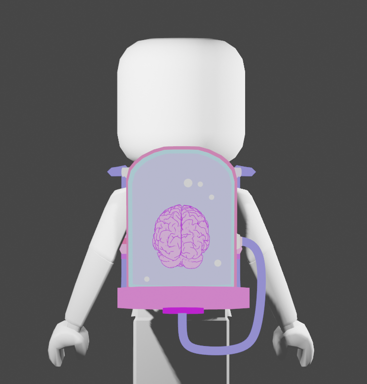 Yamiy0_'s tweet photo. brain in a glass backpack #UGC #UGCROBLOX #kawaii #blender https://t.co/FTWRRo1GYU