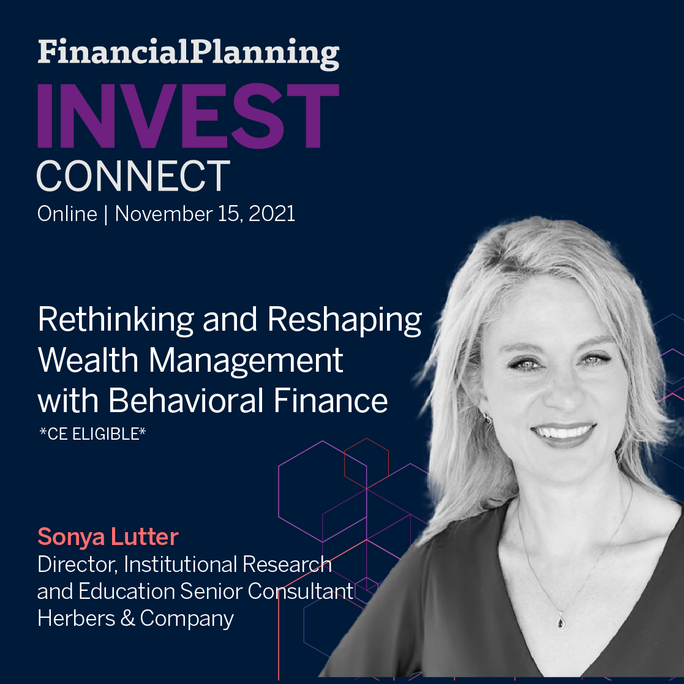 finplan's tweet photo. We are very excited to have @SonyaLutter as a speaker for one of our CE eligible sessions at #InvestConnect. Register today and get access to one of our most prominent sessions on behavioral finance. Registration ends tomorrow! https://t.co/m6kAvu7CgT https://t.co/mFFn3lHS6G