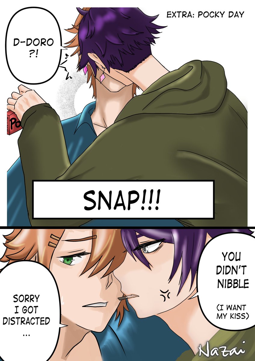 SeiounArt's tweet photo. This is my late pocky day submission. Doro-Tea and Ozzy content~ I hope you enjoy!
#Paus3 #originalcharacter https://t.co/g0gVay6F1B