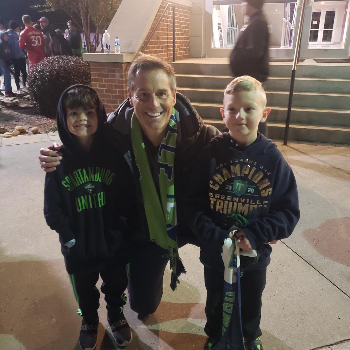 Coach <a href="/johnharkes6/">John Harkes</a> with some <a href="/SpartanburgU/">Spartanburg United</a> Futures. The
<a href="/GVLTriumph/">Greenville Triumph SC</a> boys are going to the <a href="/USLLeagueOne/">USL League One</a> Championship!
Let's go!!
