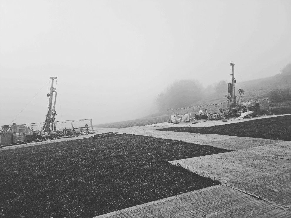 StructuralSoils's tweet photo. Thanks to daniel hughes for his picture of ‘Drillers in the mist’.  Working on a strategic infrastructure project for our Client. 
#lovedrilling #lovetesting #workingbettertogether 
Part of the @RSKGroup https://t.co/Aceo8r4Mmy