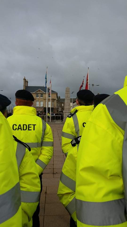LowestoftPolice's tweet photo. "Lest we Forget"We would like to say a special thank you today to the Officers,Emergency Services cadets and to all the community who were together in Remembrance.  #escadets #SuffolkSpecials @SPVolunteers @NationalVPC #Lowestoft #Beccles #Bungay @NthLowestoft16 
#1330 https://t.co/yECrgvoiyJ