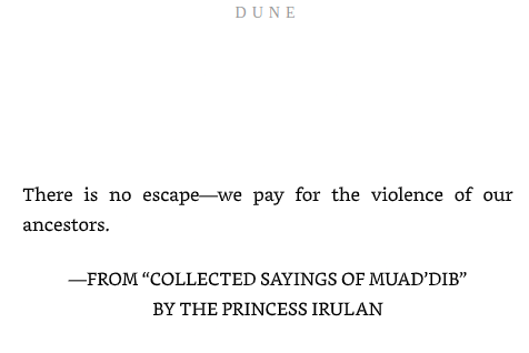 dkmullen's tweet photo. #dune wisdom https://t.co/w3nhxCoZnv