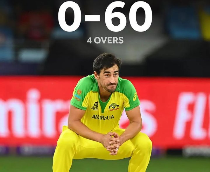 cric8talks's tweet photo. 🔥It's Heartbreaking to see a champion bowler get smashed like this #NZvAUS #T20WorldCup https://t.co/0v9Rh30TRY