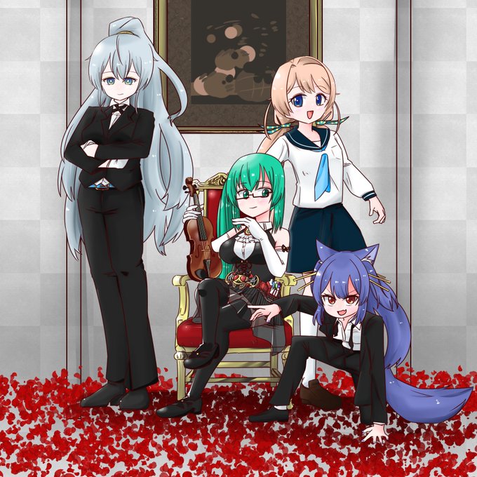 and servant…
#夢境画廊 
#ななみりうむ 
#ルールル美術館 