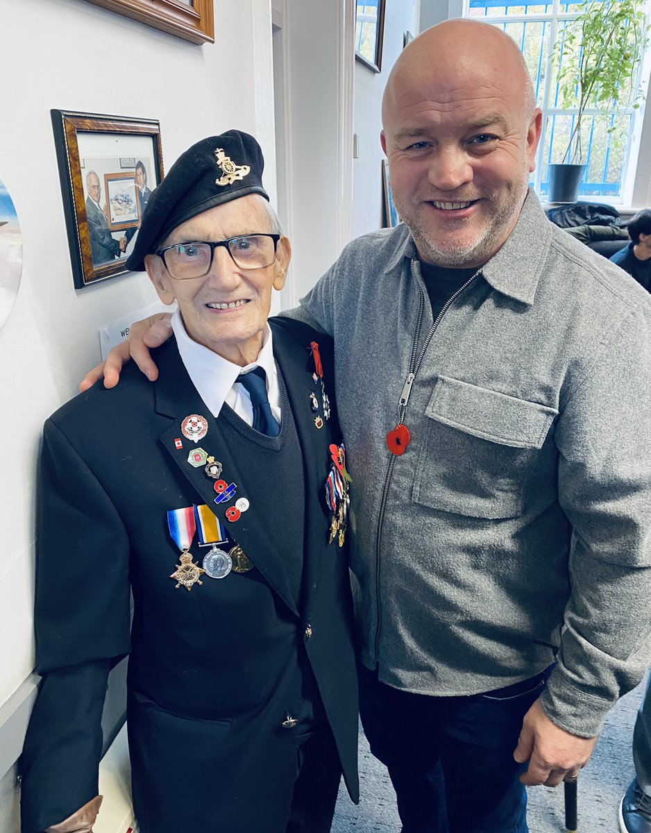 Today I was beyond humbled to offer my thanks & respect to Mr Joe Weaver. Joe would you believe is 99 years of age. He celebrates his 100th year in May 2022 Joe went to war when he was 18. He’s seen & had to endure things that none of us can comprehend. Thank you Sir ❤️