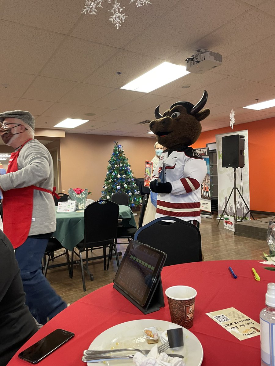 Red Deer Sunday morning. #christmaswishbreakfast