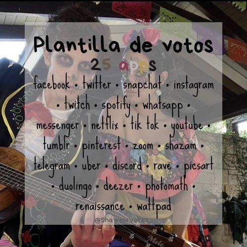 WE ONLY HAVE THREE DAYS LEFT!!
Nos quedan tres días para votar !!!
Recuerden que estamos en una competencia.Dejen sus 25 votos diarios aquí!! El equipo que obtenga más votos al final del día aquí ,ganará la primera fase.
I vote #ShawnMendes for #TheMaleArtist at #PCAs