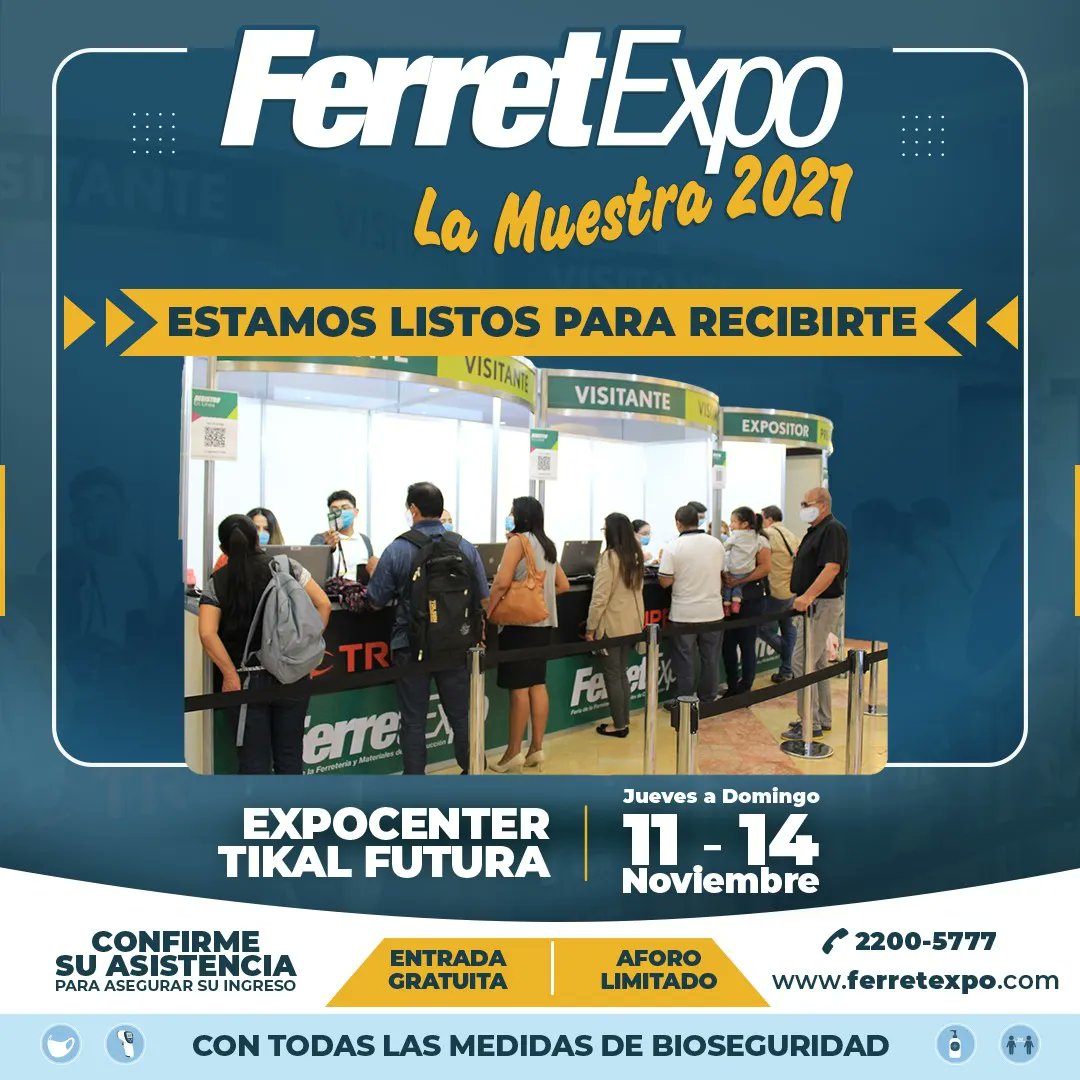 CECOMSGUA's tweet photo. #SoyCecoms te invita a visitar #Ferretexpo2021, estaremos en el #stand402. Te esperamos último día 9:00 a 20:00 horas https://t.co/fxV4Cjk7Ux