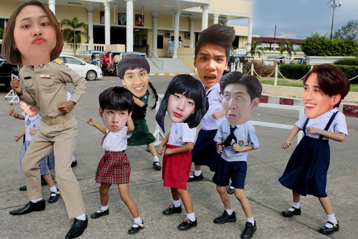 mojikotwr_'s tweet photo. พาเด็กๆมาออกกำลังกายหรือทำกายภาพบำบัดเด็กอ่อนคะพี่กวาง🤣 @zentradies @off_tumcial @AtthaphanP @Tawan_V @Gunnzsmile @foeifoeifoeii @ssingss https://t.co/1jcJsI66ZQ