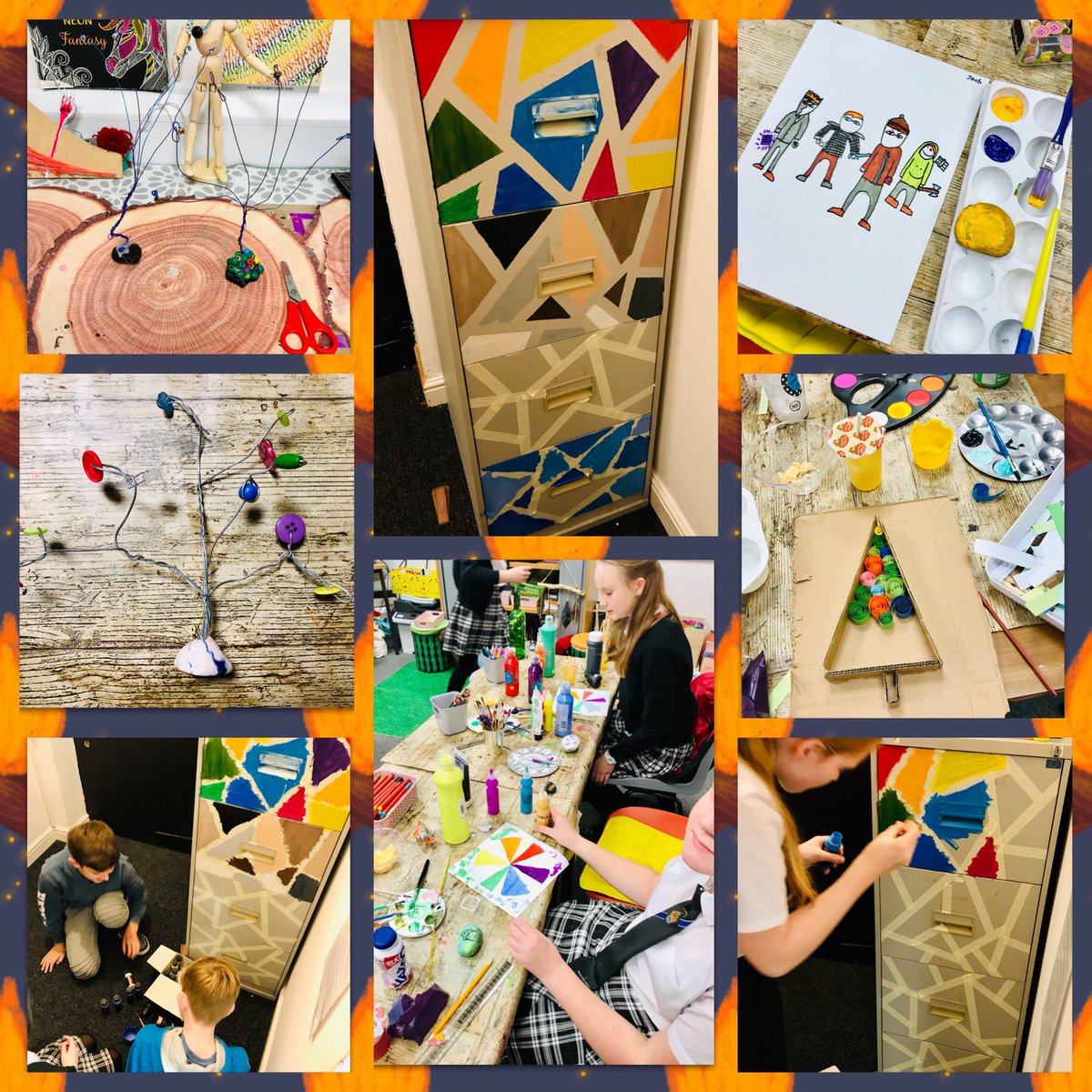 HimosHub's tweet photo. So good to have this lovely lot back on Friday for the High School Drop In session🥰It really is such a pleasure to spend time with these amazing young adults, simply having a bit of creative fun😍❤️ https://t.co/Q7isONIJpL