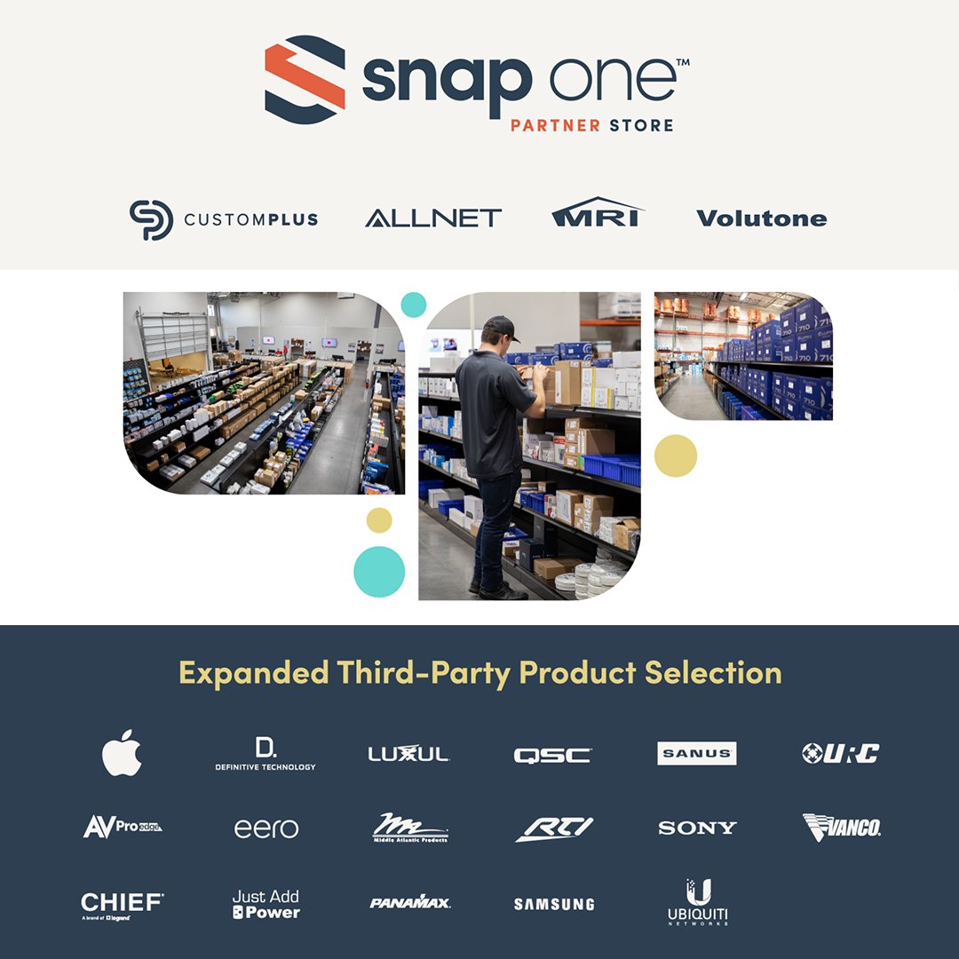 Snap_One_'s tweet photo. 24hr pick up, local delivery, and an expanded selection of third-party products that are not available on the #SnapOne portal—there are so many reasons to sign up to shop local!
CHECK IT OUT: https://t.co/nCS6qdlVIV
#AVinstall #AVTweeps #SnapAV #smarthomepros https://t.co/hn7jJIo3Fo