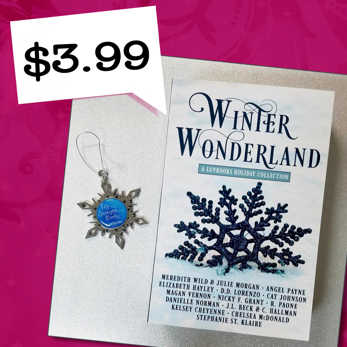 LuvBooksClub's tweet photo. 💕SUNDAY STEAL💕 Grab the LuvBooks 2020 Annual Ornament for $3.99 and get the  Winter Wonderland Anthology for FREE today only!❄️

👉 https://t.co/ZqcHq70hLL https://t.co/EBovR71dJs