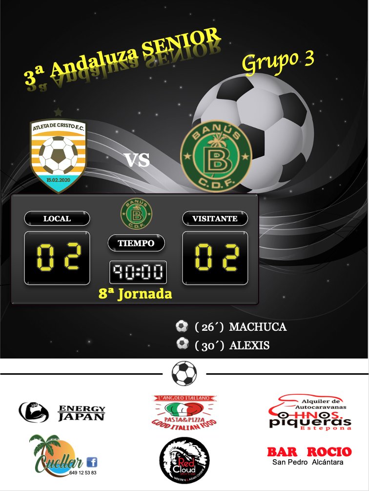 JosePascualgon3's tweet photo. 💥 RESULTADOS DE NUESTROS EQUIPOS DE ESTE FIN DE SEMANA 13 - 14 / 11 / 2021 💥
⚽ SENIOR
⚽ JUVENIL - DESCANSA
⚽ CADETE
💚🖤 ‼️‼️ VAMOS C.D.F. BANÚS ‼️‼️ 💚🖤
#uneteanustrafamilia
#corazoncdfbanús
#pasionporelfutbol
#Cdfbanus
#Cdfbanus https://t.co/hBDAVxL41M