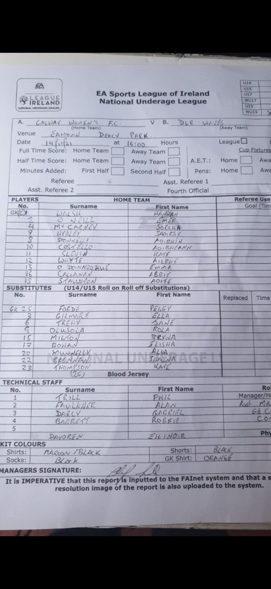 GalwayWFC's tweet photo. Here are the lineups for the @EASPORTS #WNLU19 League Cup Final

📺 Watch live on https://t.co/FumtD5JcOI https://t.co/GR8dNXQ2FQ