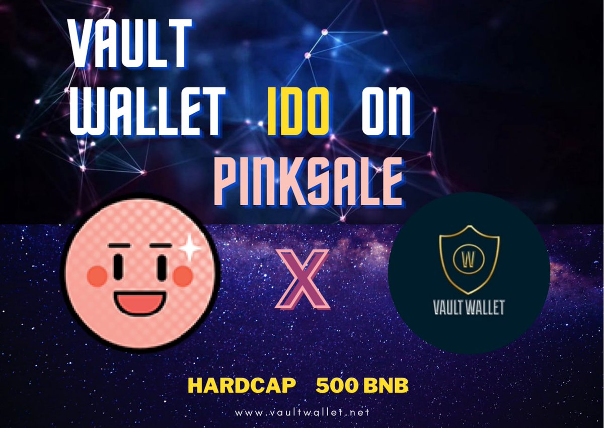 📣Congratulations to those who participated in our Private Sale!!!🎊 As we move closer to the BIGGEST LAUNCHING, our Phase 2 Presale will be listed on Pinksale Finance. SET YOUR ALARM NOW! 

pinksale.finance/?fbclid=IwAR0Z…

 #Presale #vaultwallet #shitcoins #FAIRLAUNCH #TrendingNow