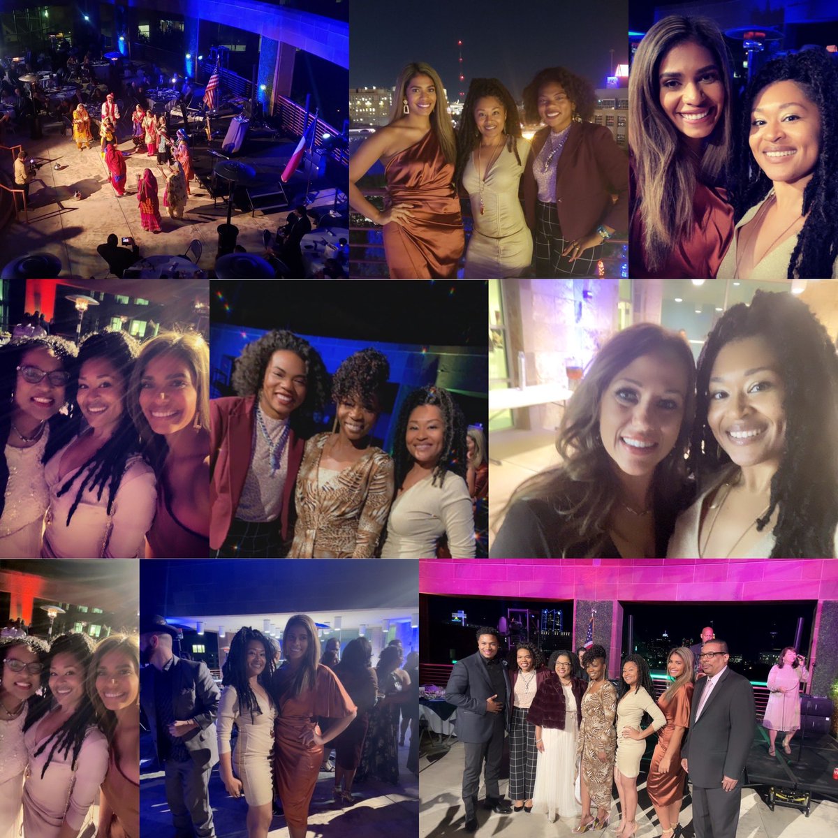 mzjae_elle's tweet photo. The African American Chamber of Commerce of San Antonio (AACCSA) Board of Directors at the Rotary District 5840 Awards &amp; Celebration Gala at the University of Texas at San Antonio's Downtown Campus — Rooftop Terrace 
#chamber #AACCSA #rotary #gala https://t.co/nd3tkD57zN