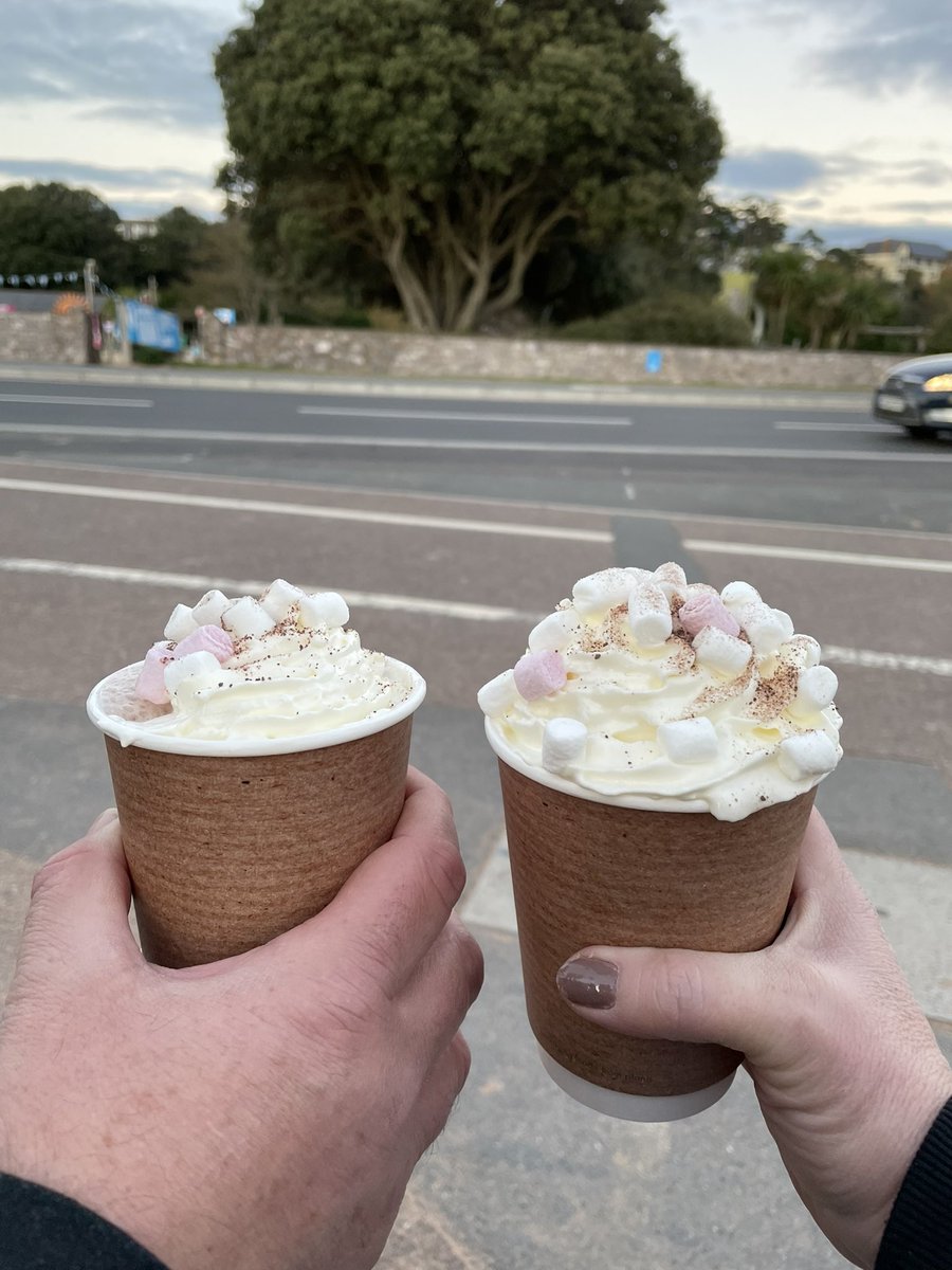 DfRugbygirl's tweet image. As you can see @lollyauto2 already started his hot choc 
#couldntwait 😂😂😂