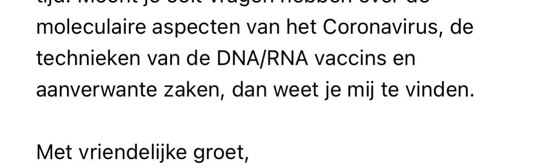 hansvantelling's tweet photo. Mailbox stroomt sinds tijden vol. Maar deze mail springt eruit. Van een microbioloog, doceert aan een medische faculteit over oa DNA-/RNA-vaccins. 

‘Ik ben niet bang om Covid te krijgen, maar wel voor de maatschappelijke schade die ons demissionaire kabinet momenteel aanricht.’ https://t.co/fvbbsXSN5Q