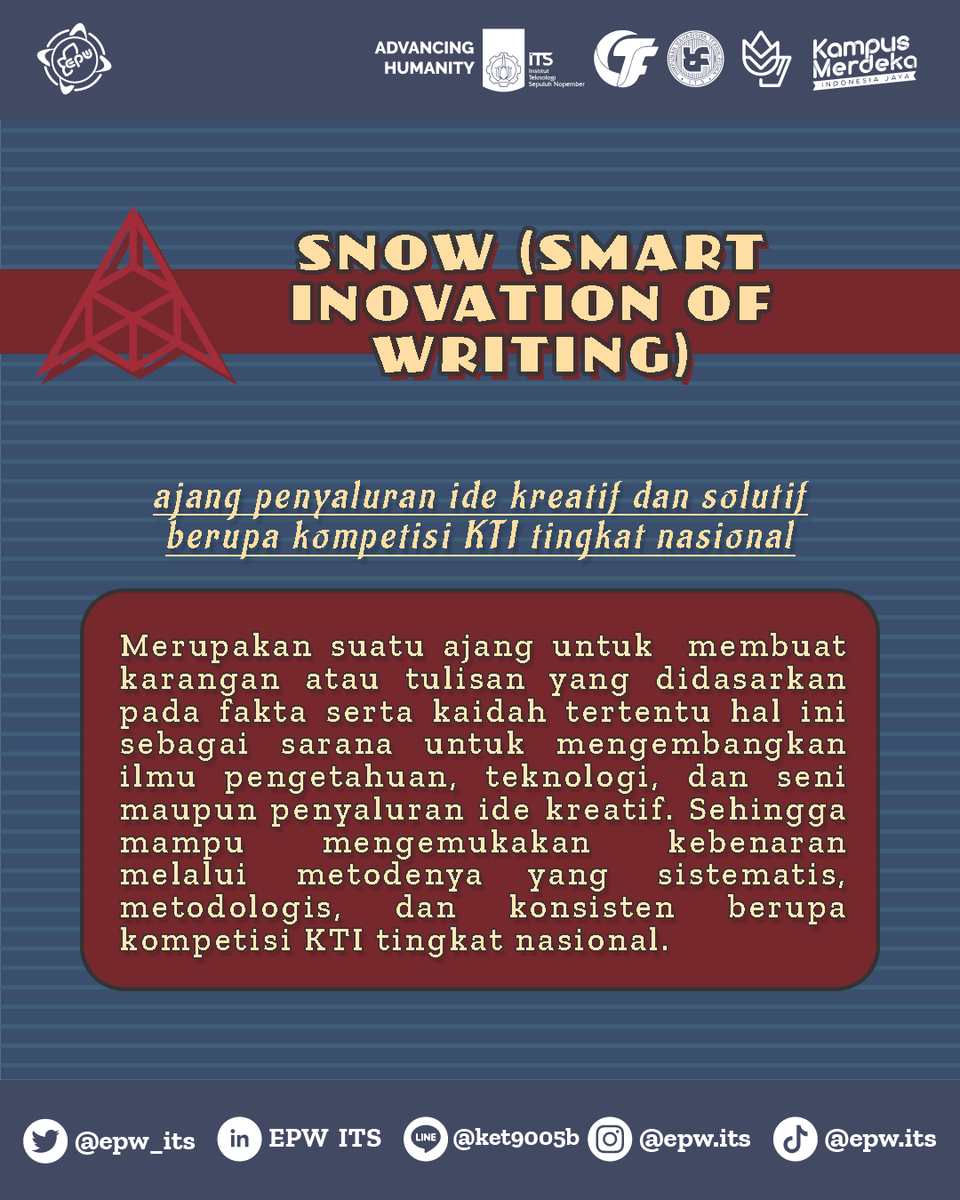 epw_its's tweet photo. [What’s in Engineering Physics Week 2022]

Perjalanan yang hebat akan dimulai🚀
What do you want to see?👀
Cari tahu ada apa sih di
Engineering Physics Week 2022

Read more about us, dan mari bersiap !

#TeknikFisikaITS
#EPW2022
#ITSSurabaya https://t.co/t8p9GfGonA