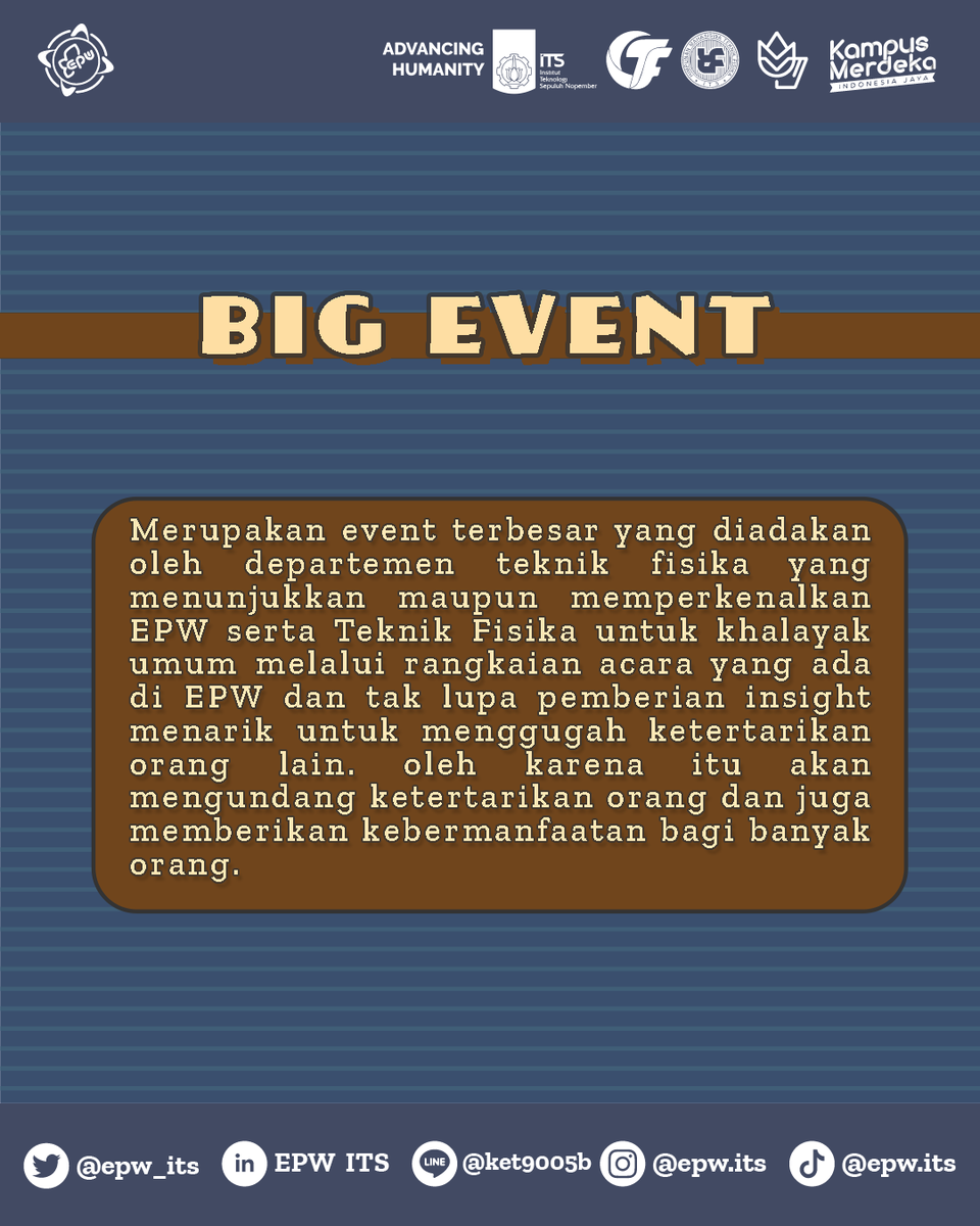 epw_its's tweet photo. [What’s in Engineering Physics Week 2022]

Perjalanan yang hebat akan dimulai🚀
What do you want to see?👀
Cari tahu ada apa sih di
Engineering Physics Week 2022

Read more about us, dan mari bersiap !

#TeknikFisikaITS
#EPW2022
#ITSSurabaya https://t.co/t8p9GfGonA