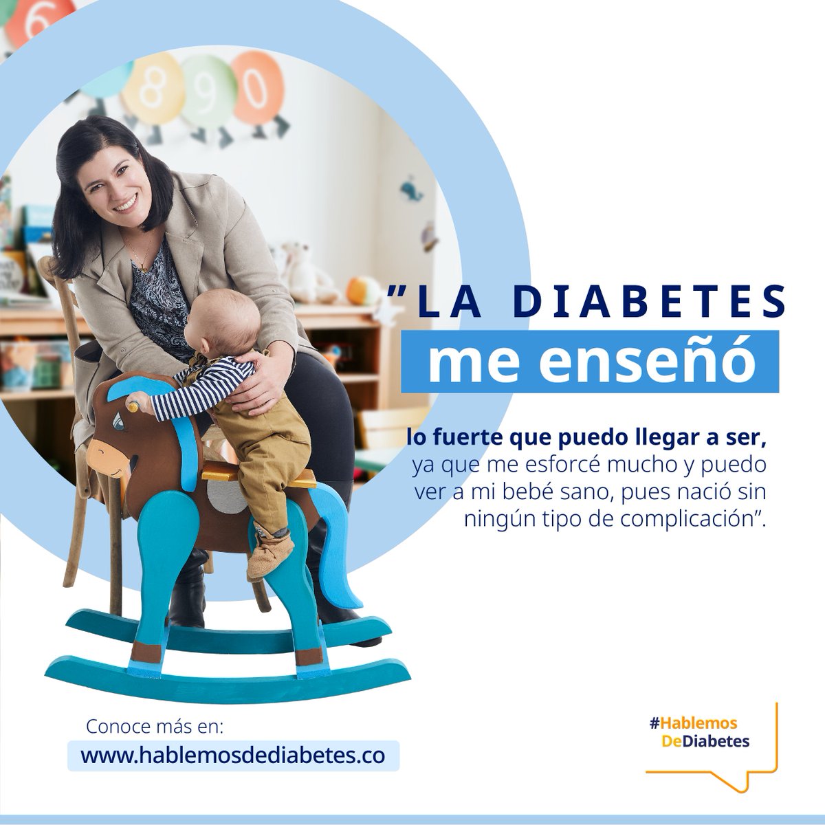 Hablemosdediab1's tweet photo. Ángela celebra este 14 de noviembre #DiaMundialDeLaDiabetes, contándonos su experiencia con la Diabetes gestacional. 

Si quieres conocer más historias como la de ella visita nuestro Instagram @hablemosde.diabetes

#HablemosDeDiabetes #LaDiabetesNoMeDetiene https://t.co/fyrfURkDMH