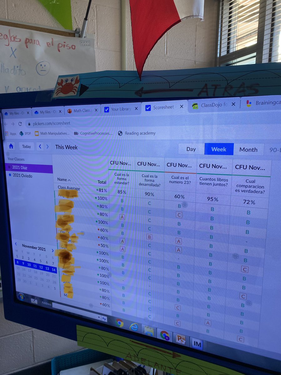 RosaOviedo82's tweet photo. I ❤️ the data generated by Plickers CFU’s in Math. It helps with setting up guided math groups and student conferencing.I simply scan Ss individual 🧩pieces for answers,they are captured immediately and it provides the data.@NeffECC#plickers #techforteaching #formativeassessment https://t.co/qtP3DC1PkB