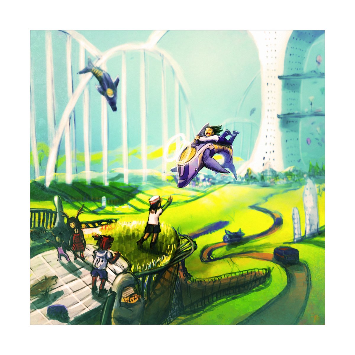 Technigica's tweet photo. #テクニジカ #Technigica #everyday #毎日投稿 #テクニジカの破片たち #FragmentsofTechnigica #FoT498 #ラジオドルフィン #RadioDolphin #けもの #Beasts #イラスト https://t.co/6ceElWwvrs