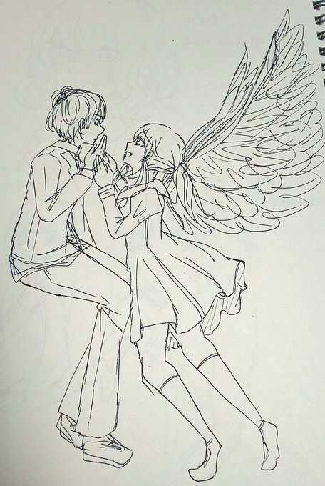 天使と悪魔のtwitterイラスト検索結果