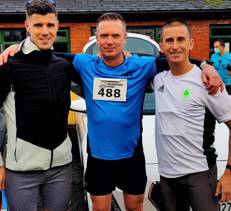derrymcveigh's tweet photo. Team ๐คณbefore the final journey #marathonmind https://t.co/3WczYD8fCD
