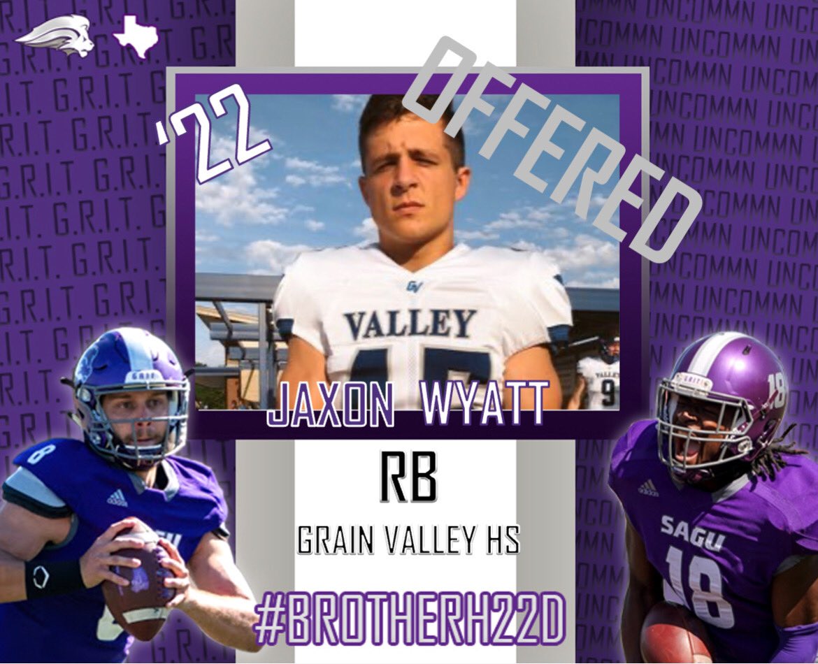 After a great talk with <a href="/coachrsmith12/">Coach Ryan Smith</a> I am honored to receive an official offer from Southwestern Assemblies of God University in TX. @SAGU_Football <a href="/GVEagleFootball/">Grain Valley Football</a> <a href="/iamspartacus14/">David Allie</a> #UNCOMMN #BROTHERH22D