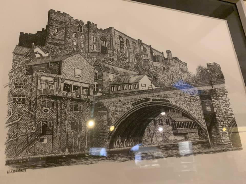 This month we’re excited to have this fantastic, finely detailed pen and ink work from local artist Hannah Corbett up on our walls. It’s really impressive stuff and it’s available to buy until November the 30th. Come and have a looksee!