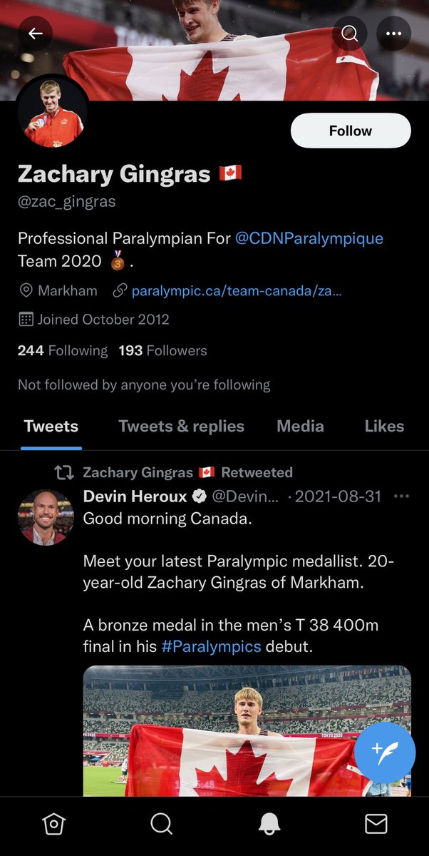 Zach Gingras tweet media