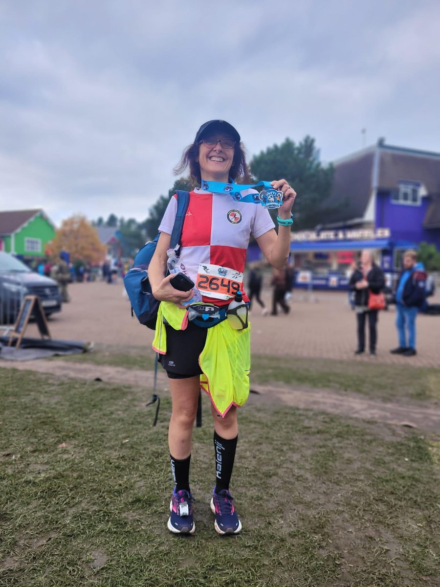 Great half marathon at  #RunAltonTowers I’ve never had Hey Dougie ! A band of Pirates and postman pat cheer me on at a race! It was fantastic !