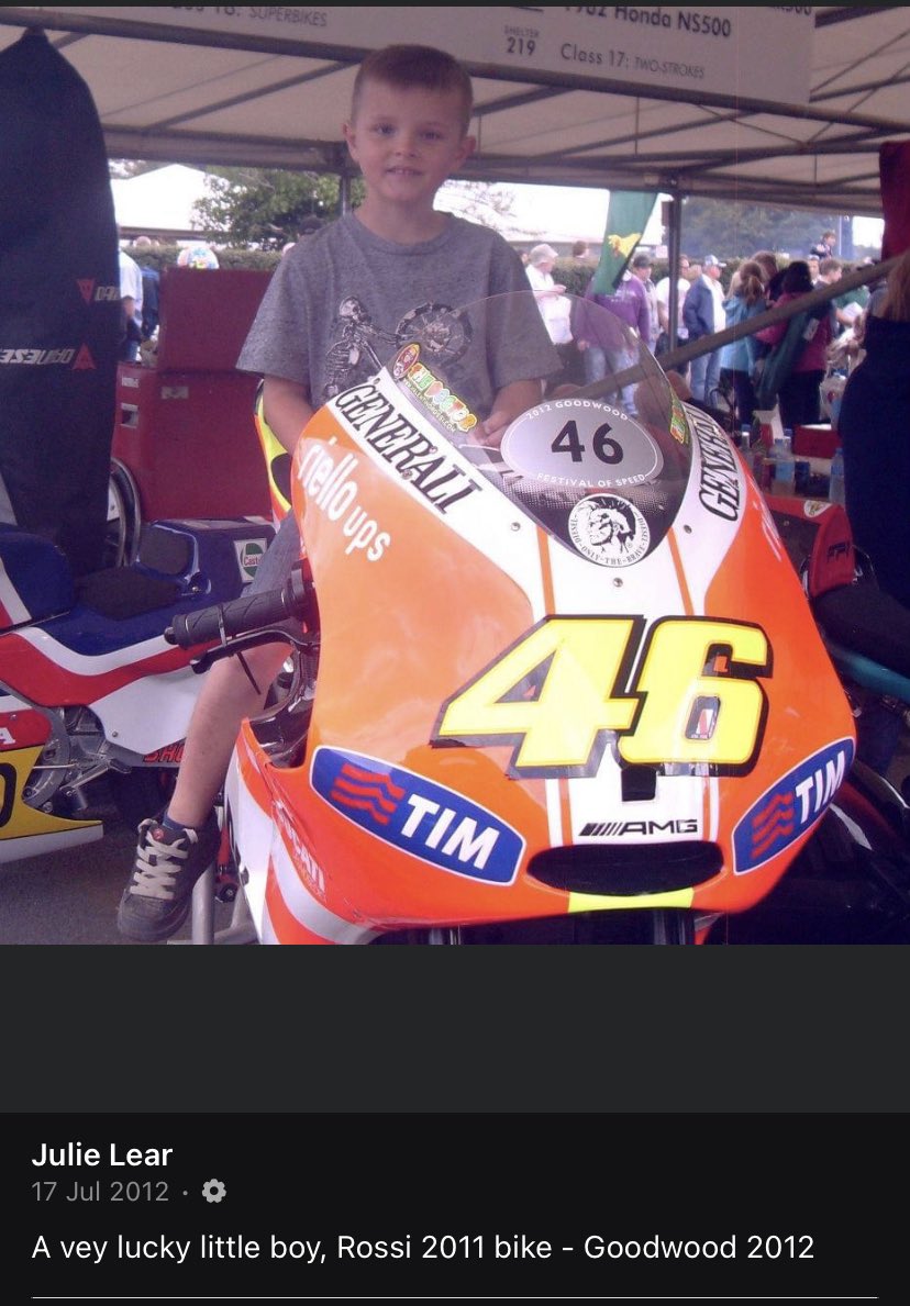 julielear07's tweet photo. @ValeYellow46 …. A very happy boy in 2012 @fosgoodwood. https://t.co/FivN8NKkzD