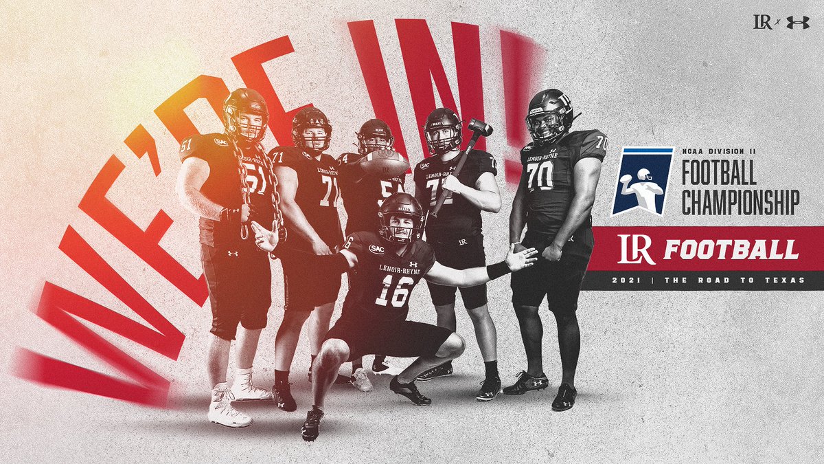 Never a doubt!! For the third straight year, the Bears are in the Playoffs!!

#GOBEARS | <a href="/LRBearsFootball/">Lenoir-Rhyne Football</a>