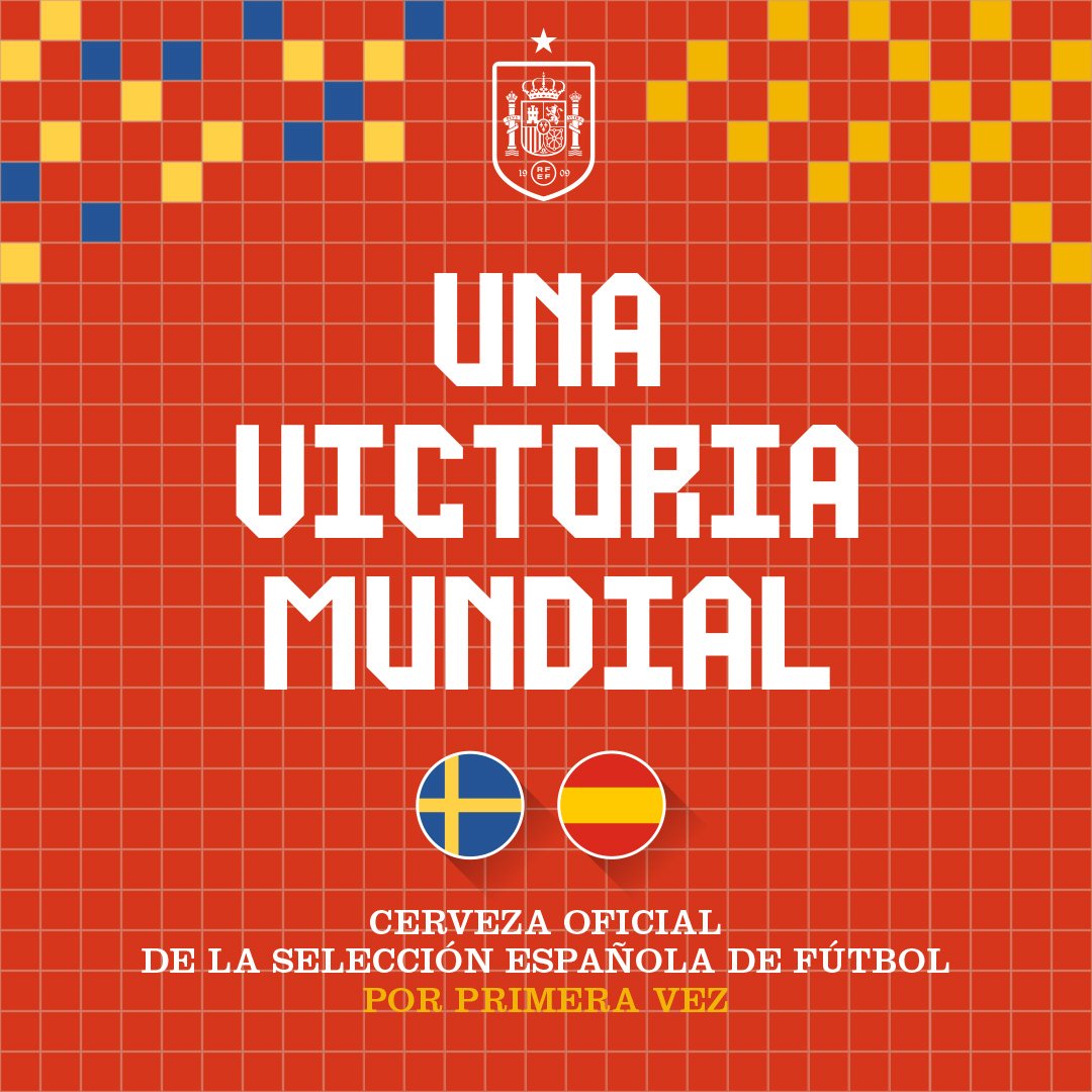 🇪🇦🇸🇪 Se tenía que ganar y se ganó. Eso es lo que distingue a los grandes equipos. 

#CervezaOficialDeLaSelección