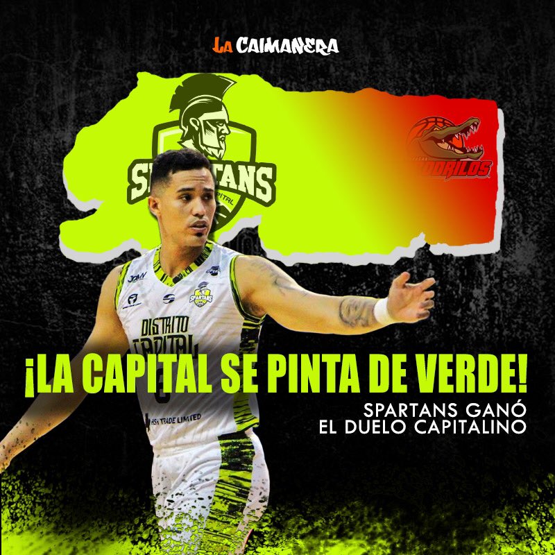 _lacaimanera's tweet photo. ⚔️@spartansdttocap venció 73-59 a 🐊@cocodrilosbbc . Los Spartanos mantienen su invicto en en el Grupo A 🏀.

⚔️:✅✅✅
🐊: ❌❌❌

📈Desde la llegada de @spartansdttocap , los duelos de la capital han tenido un solo dominador (3-0). https://t.co/OGDJ9T15Pc