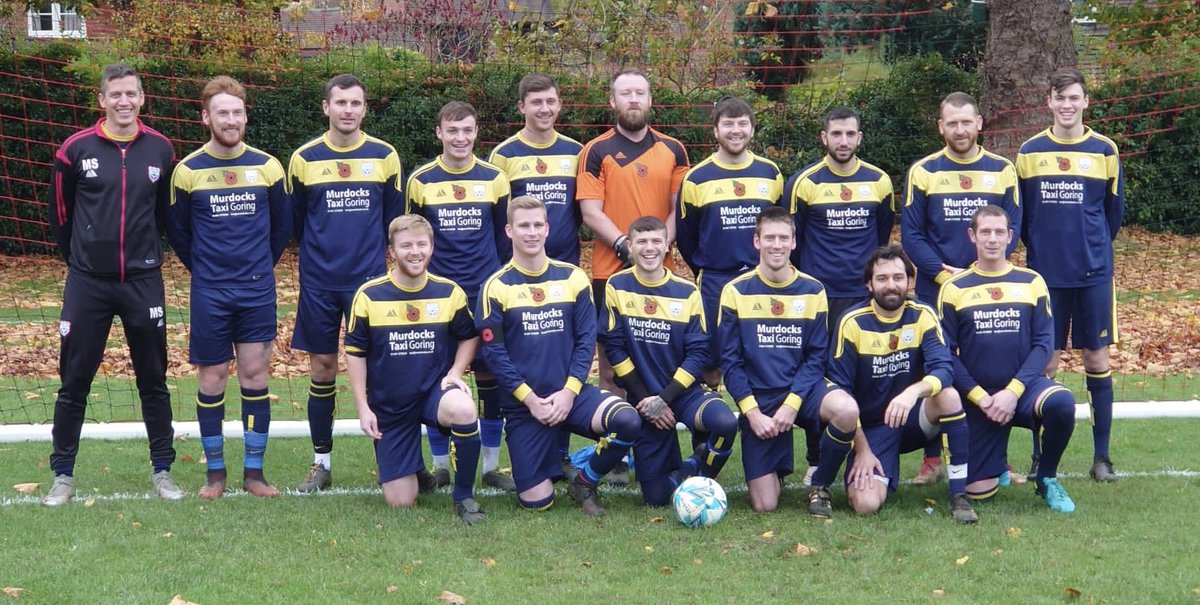 goringunited's tweet photo. Over the last two weekends all our players have worn their poppies with pride, as we remember and pay respect to those who sacrificed everything. Goring United FC will remember them. #oneclubunited @Poppies4Kits https://t.co/irHxia8vMu