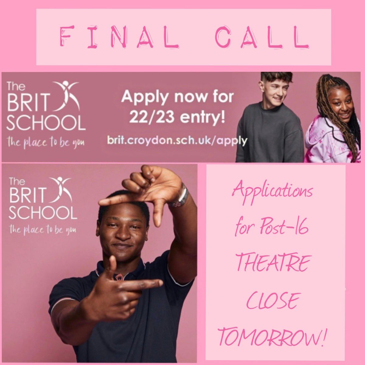 Theatre @ BRIT (@brittheatre) on Twitter photo 