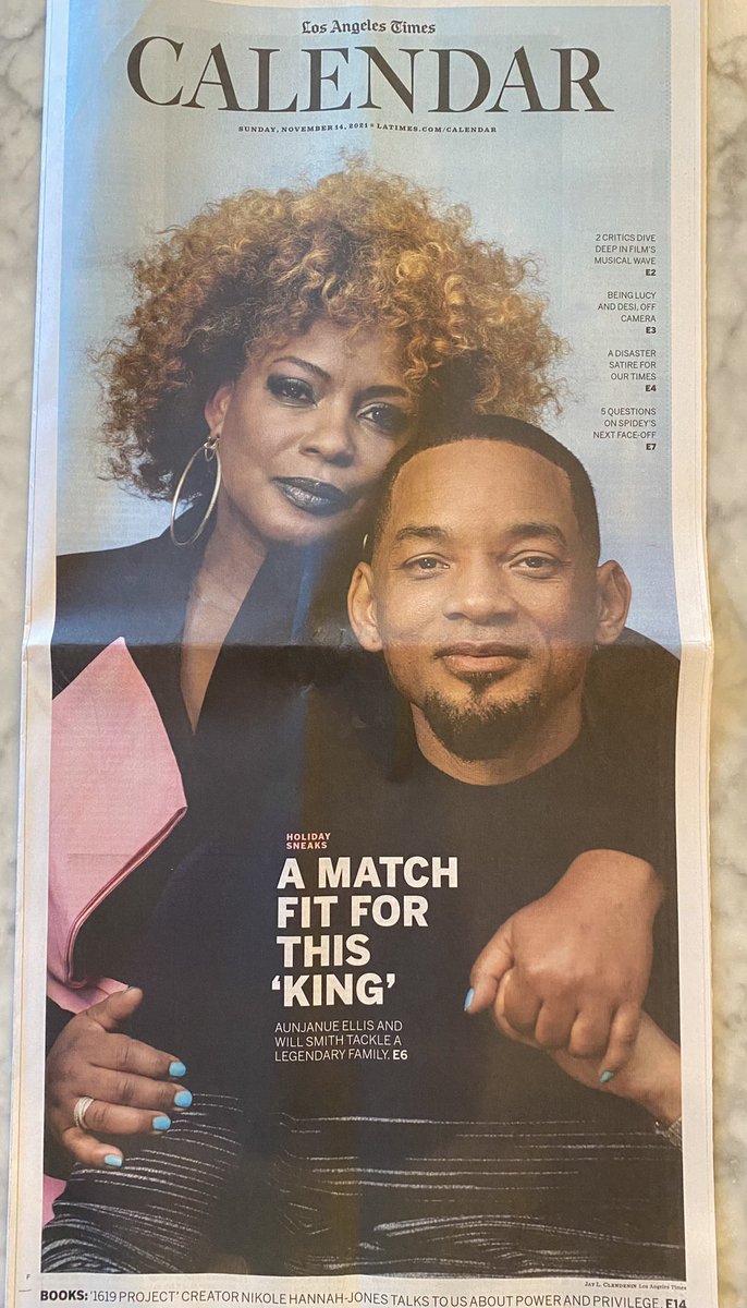 Tonight is the premiere!!! I’m claiming something bright and shiny in the future of this match-up!#KingRichard #AunjanueEllis #dst #DST1913 #WillSmith #aunjanueellis #dst