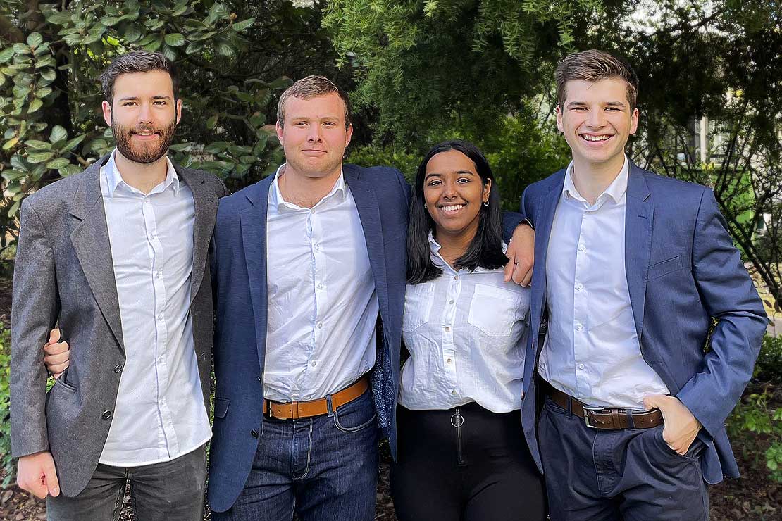 MasseyUni's tweet photo. A team of Massey horticulture students, have placed in the top three of the international Student Food Marketing Challenge 2021.

This is the second year that our students have achieved a top three placing.

Ka pai team! Congratulations 👏

Read more: https://t.co/78GGZbYIG4 https://t.co/l4nqJfflxS
