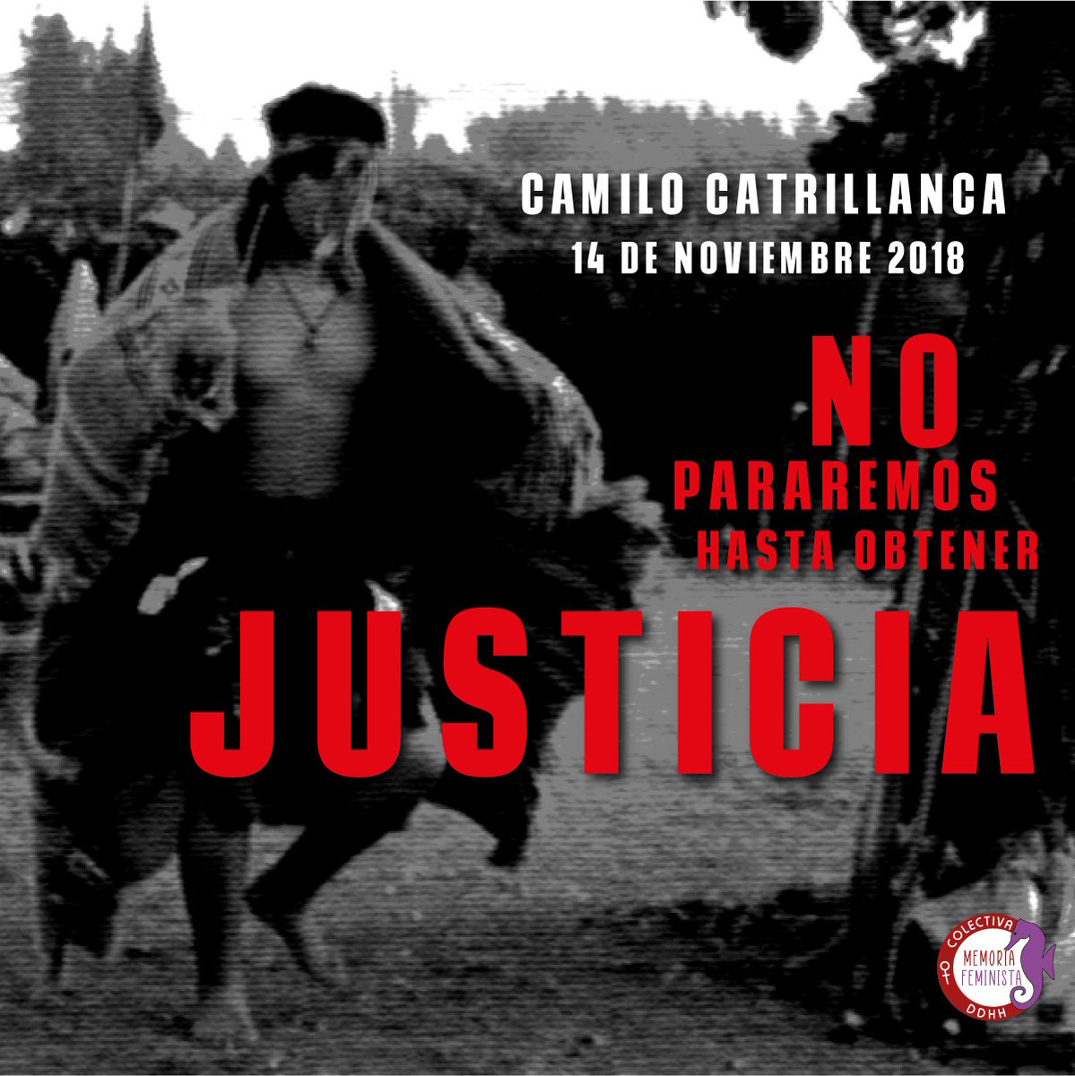 Te recordamos #CamiloCatrillanca y conmemoramos tu legado de lucha, consecuencia y valentía.
Exigimos toda la verdad, toda la justicia y toda la reparación.
Lucharemos para que tu pueblo logre la recuperación de las tierras usurpadas, su autodeterminación y libertad.
Marichiweu.